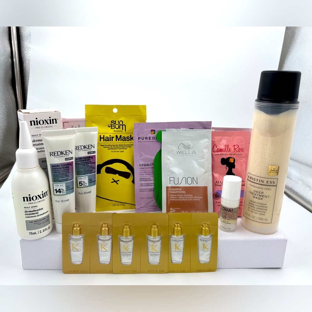 NWT deluxe Nioxin Redken Kerastase Ouai Kristin Ess haircare bundle gift travel